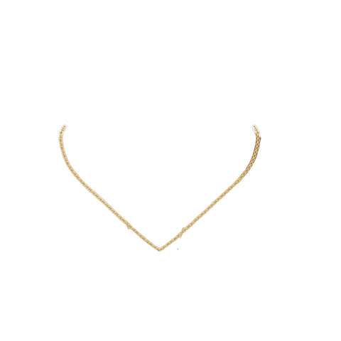 18ct Machine Cut Chain