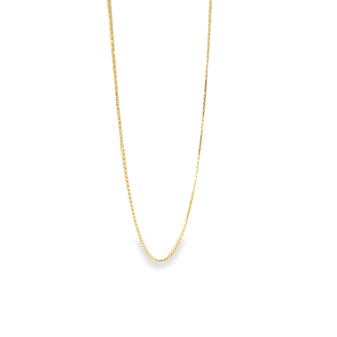 18ct Machine Cut Chain