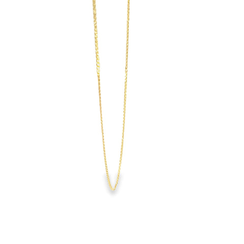 18ct Machine Cut Chain