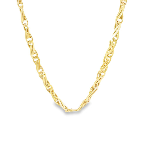 9ct fancy link chain