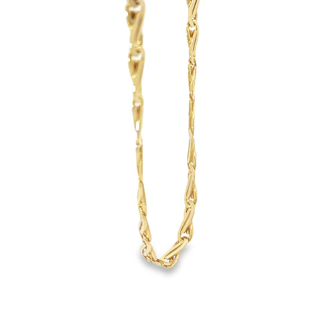 9ct fancy link chain