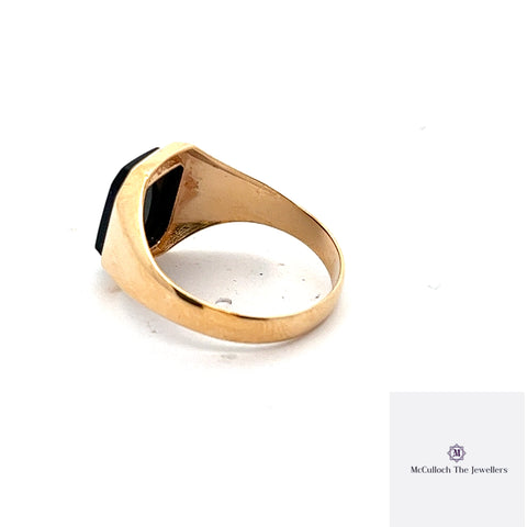 Gents Onyx Signet Ring