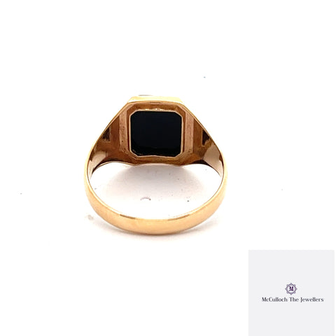 Gents Onyx Signet Ring