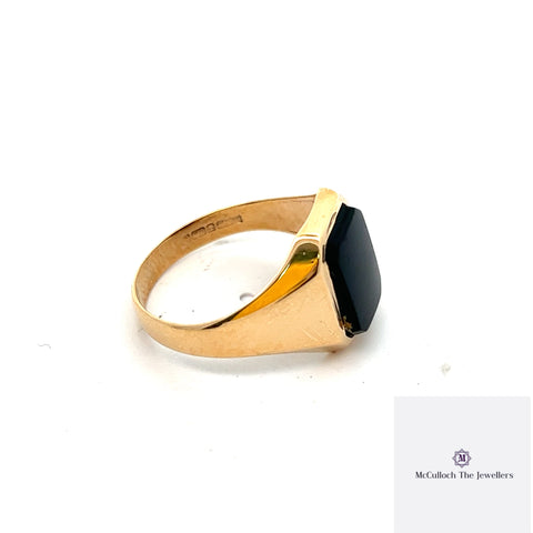 Gents Onyx Signet Ring