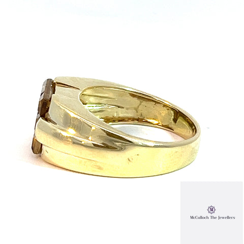 9CT Yellow Gold Citrine Ring