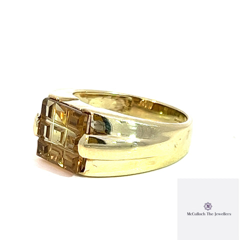 9CT Yellow Gold Citrine Ring