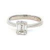 Elegant Emerald Cut Diamond Ring