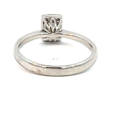 Elegant Emerald Cut Diamond Ring