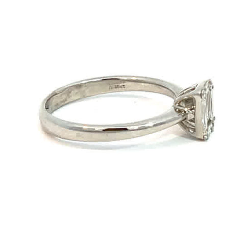 Elegant Emerald Cut Diamond Ring