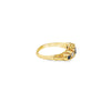18ct Yellow Gold Sapphire Diamond Ring
